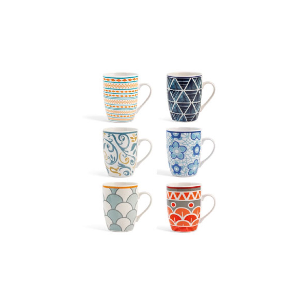 MUG NEW BONE CHINA MULTIDE35 CL